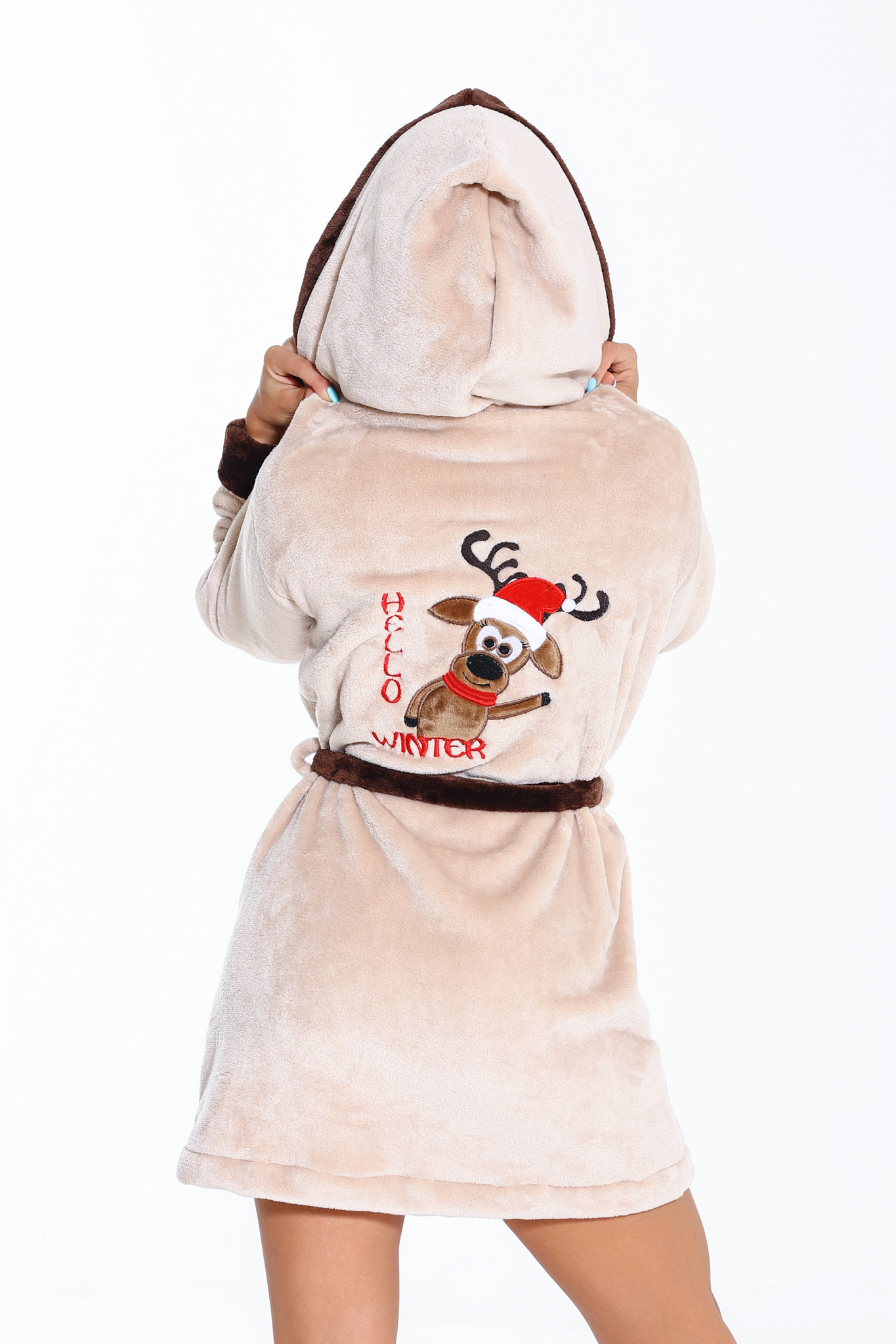 Rénszarvas-kapucnis köntös - Image 2